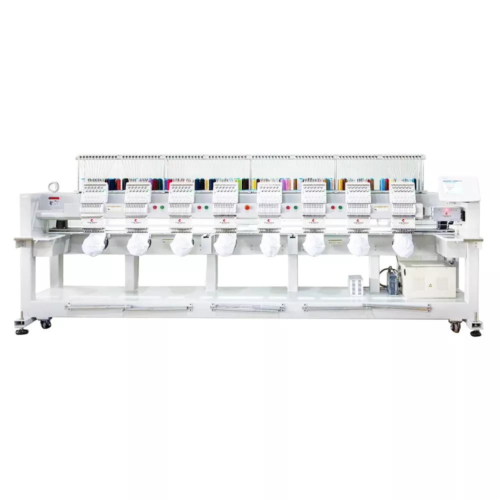 Borduurmachine met acht hoofden en kledingfunctie