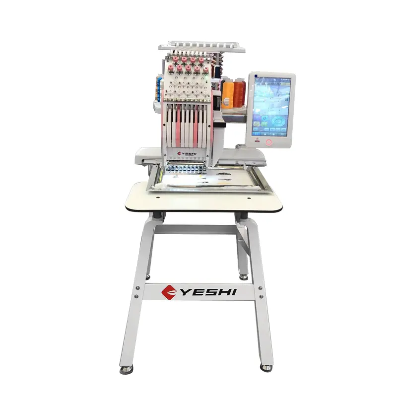 Mini-borduurmachine met speciaal apparaat