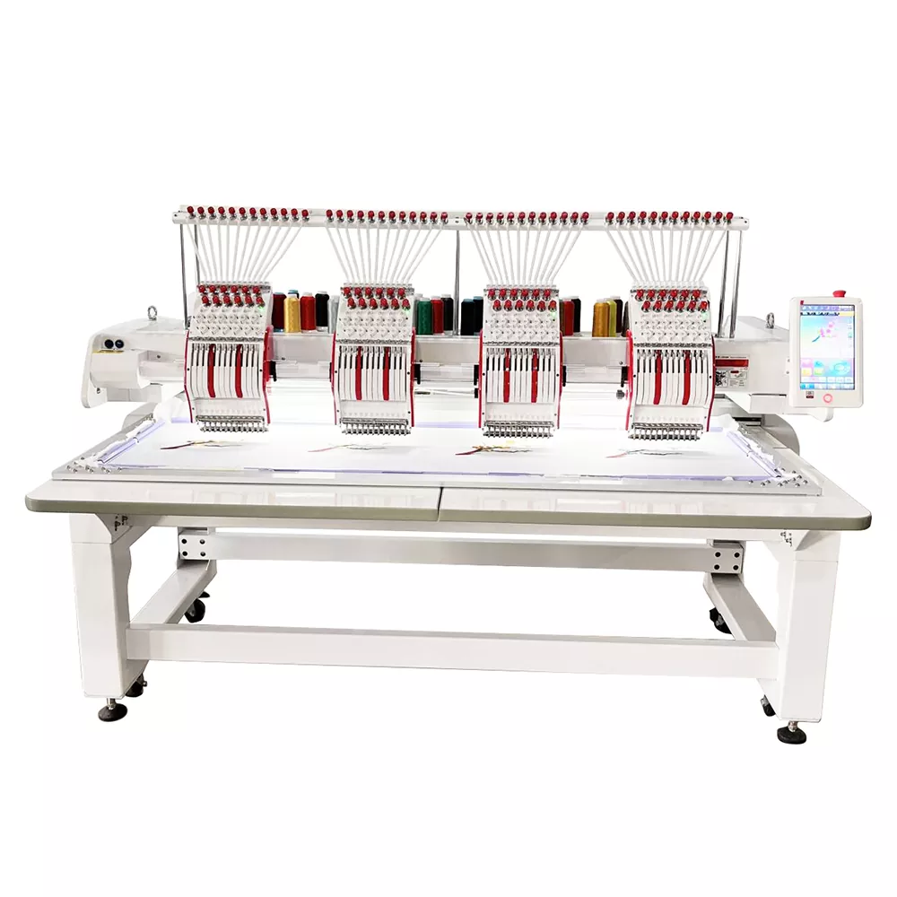 Multifunctionele borduurmachine met vier hoofden