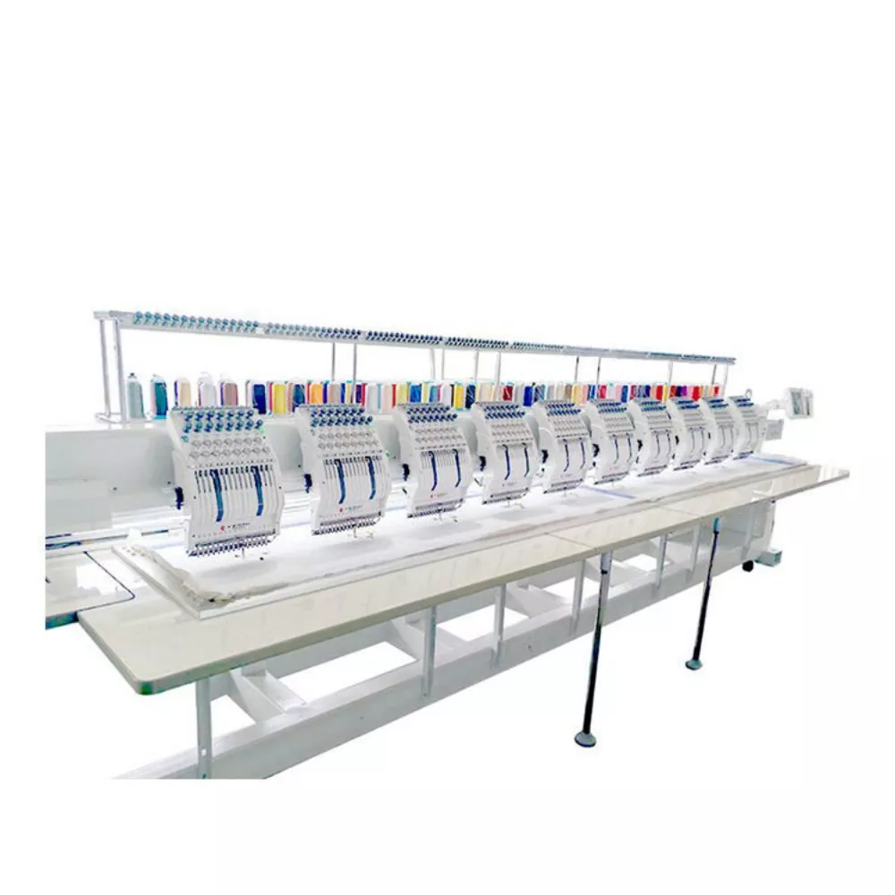 Borduurmachine met tien hoofden en speciaal apparaat
